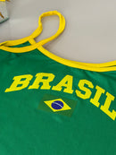 Blusa Alça Fina Classic Brasil - Verde