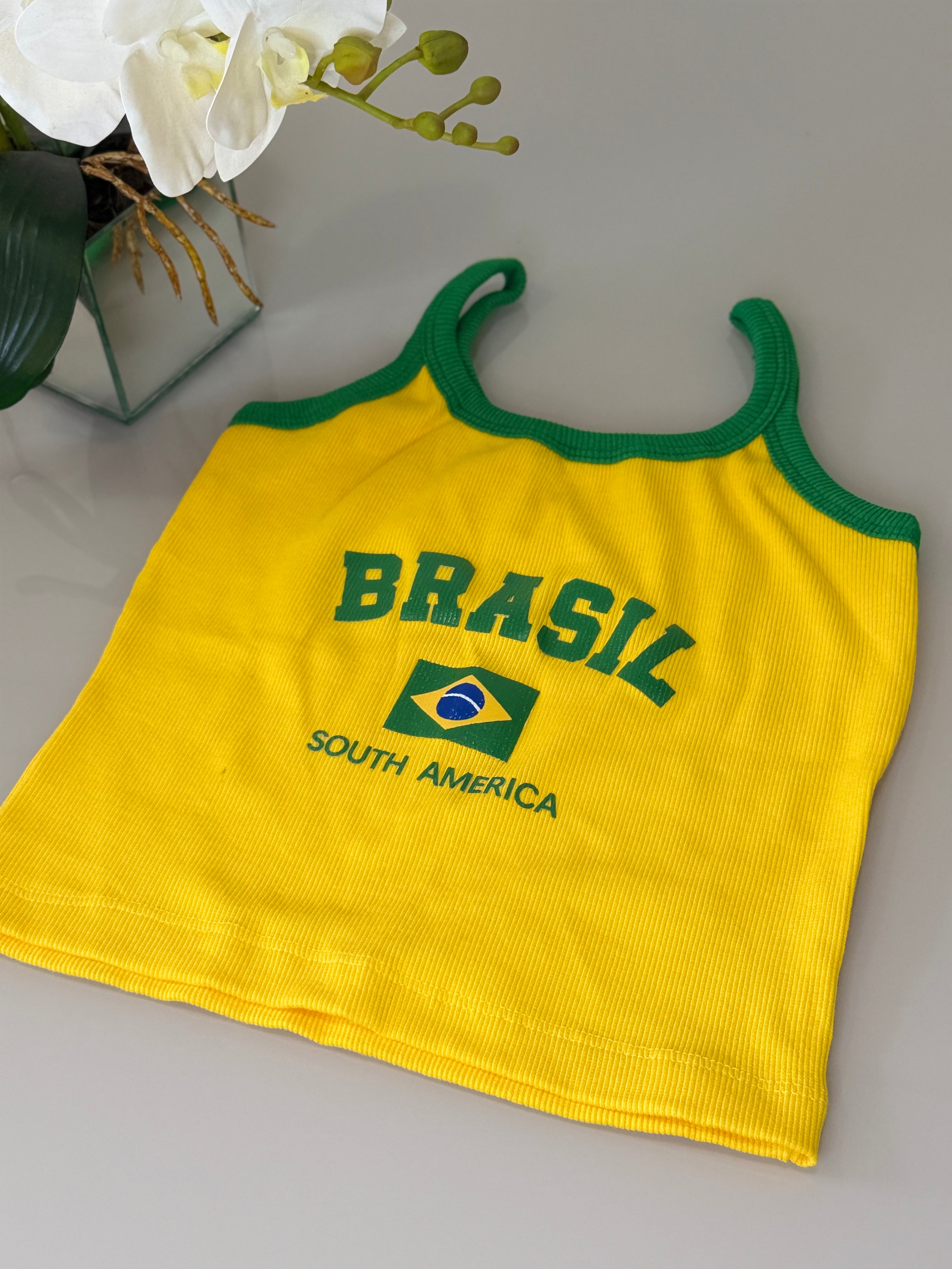 Cropped Brasil South America - Amarela