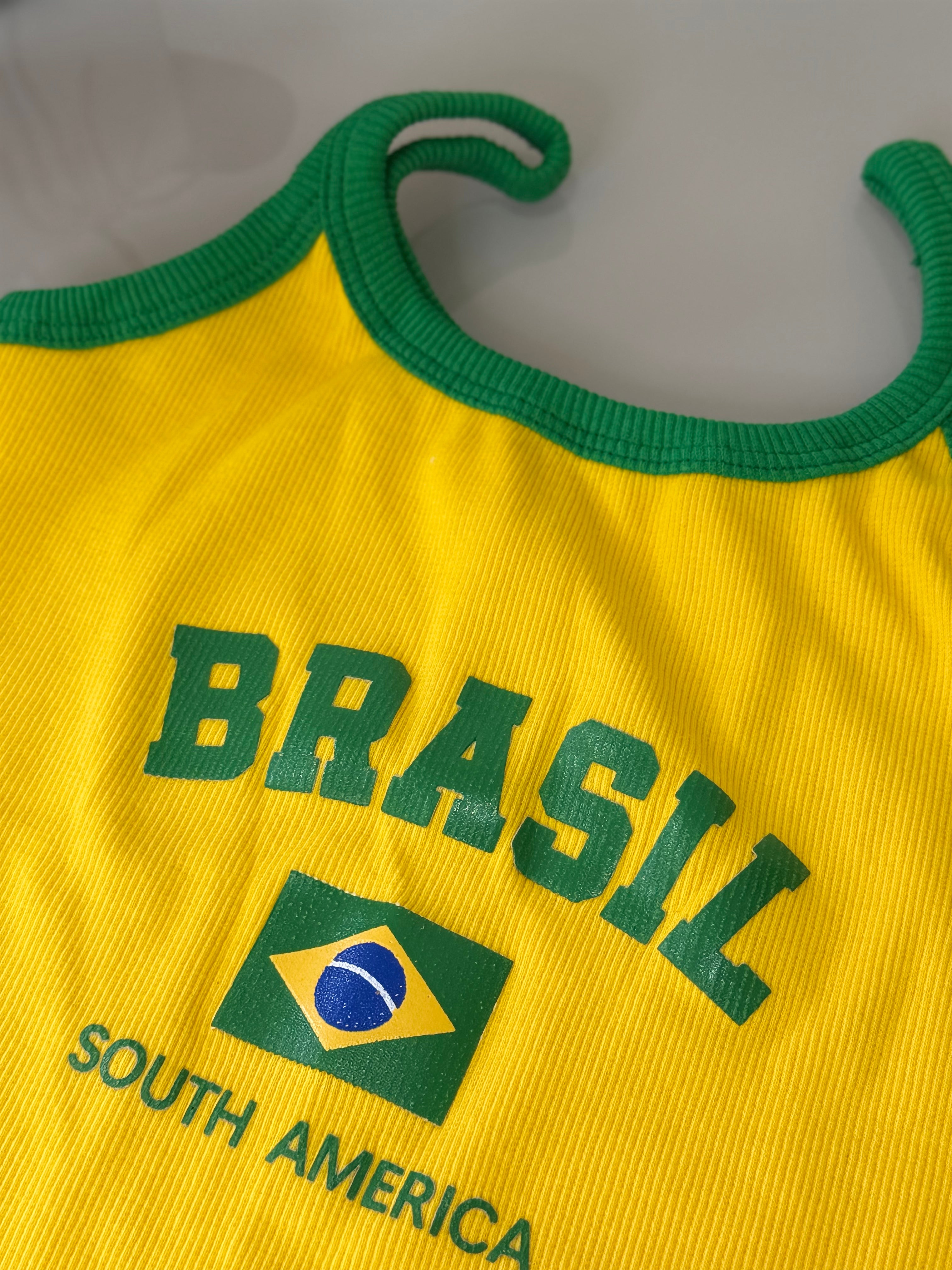 Cropped Brasil South America - Amarela