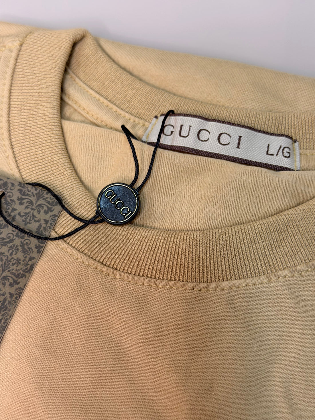 Camiseta G.G. interlock - Bege