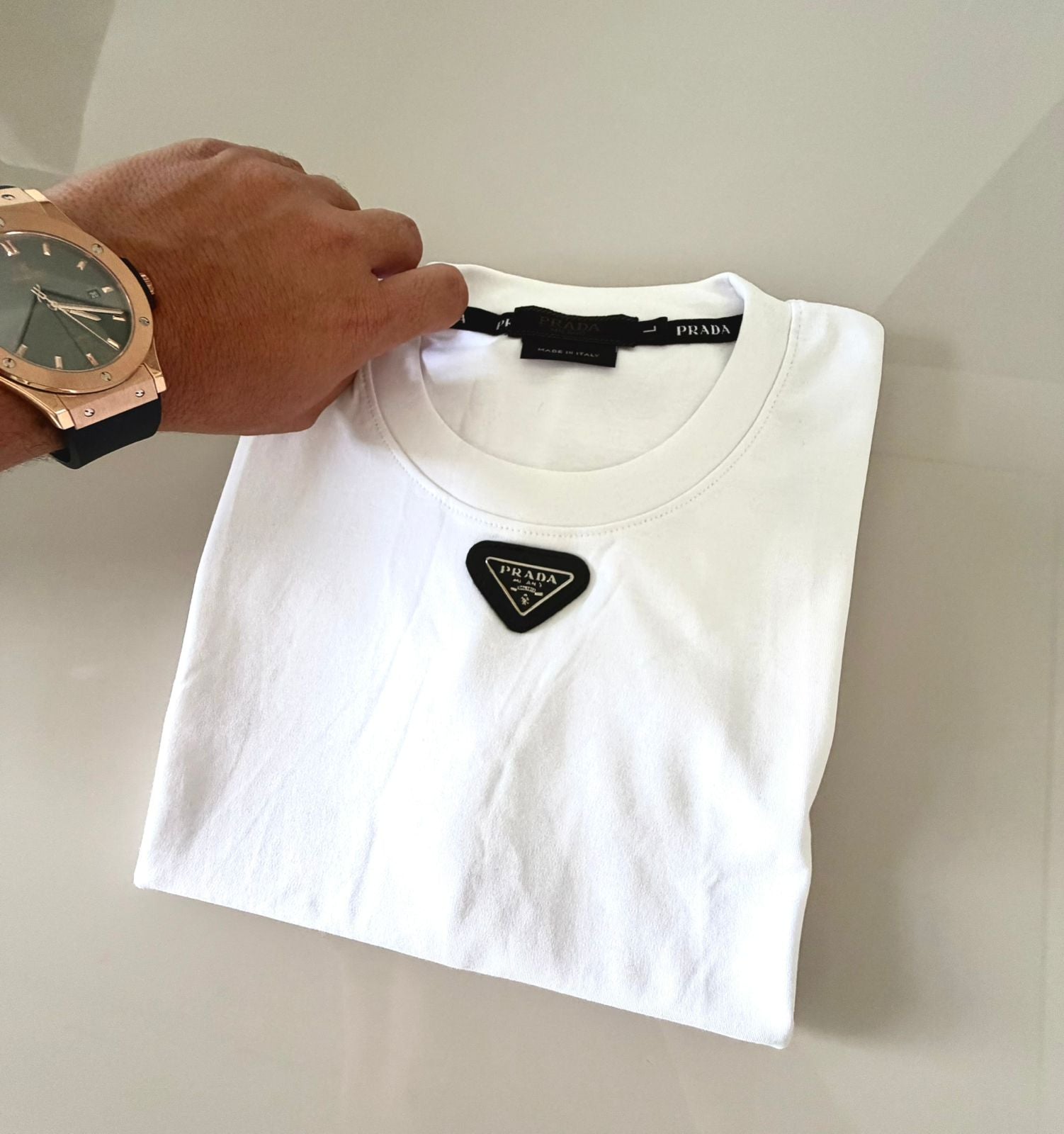 Camiseta P.D Logomarca Centralizada - Branca - G