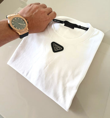 Camiseta P.D Logomarca Centralizada - Branca - G