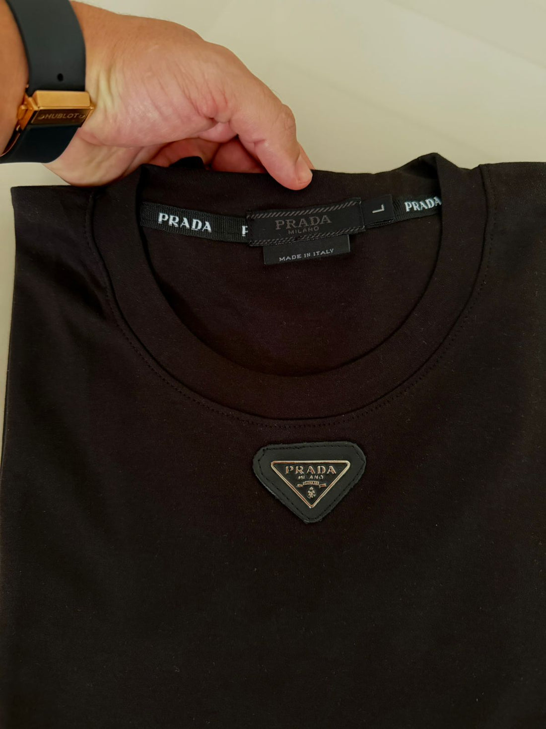 Camiseta P.D Logomarca Centralizada - Preta - G