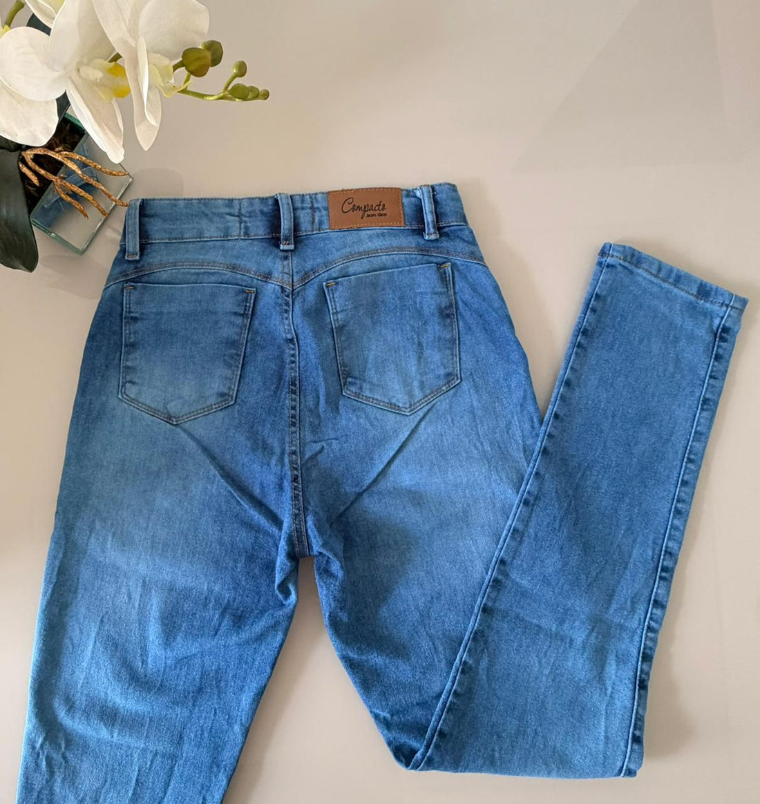 Calça Skinny - Clara - Com Elastano - Tamanho 38